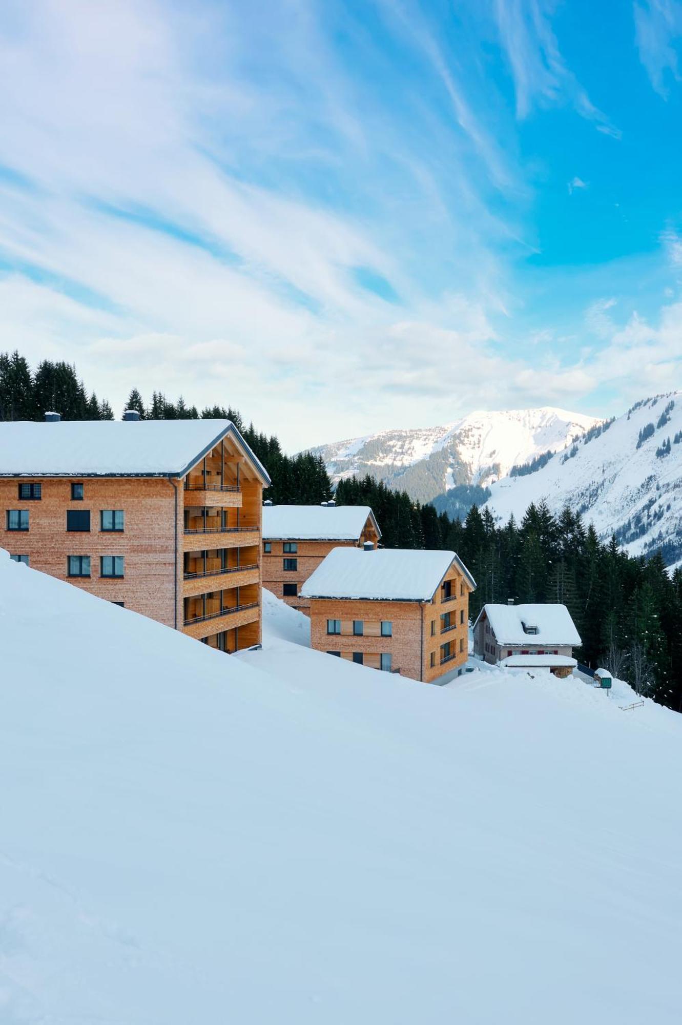 Alpenstolz Damuels Haus 1 - Stilvoll Urlauben In Den Bergen Apartamento Exterior foto