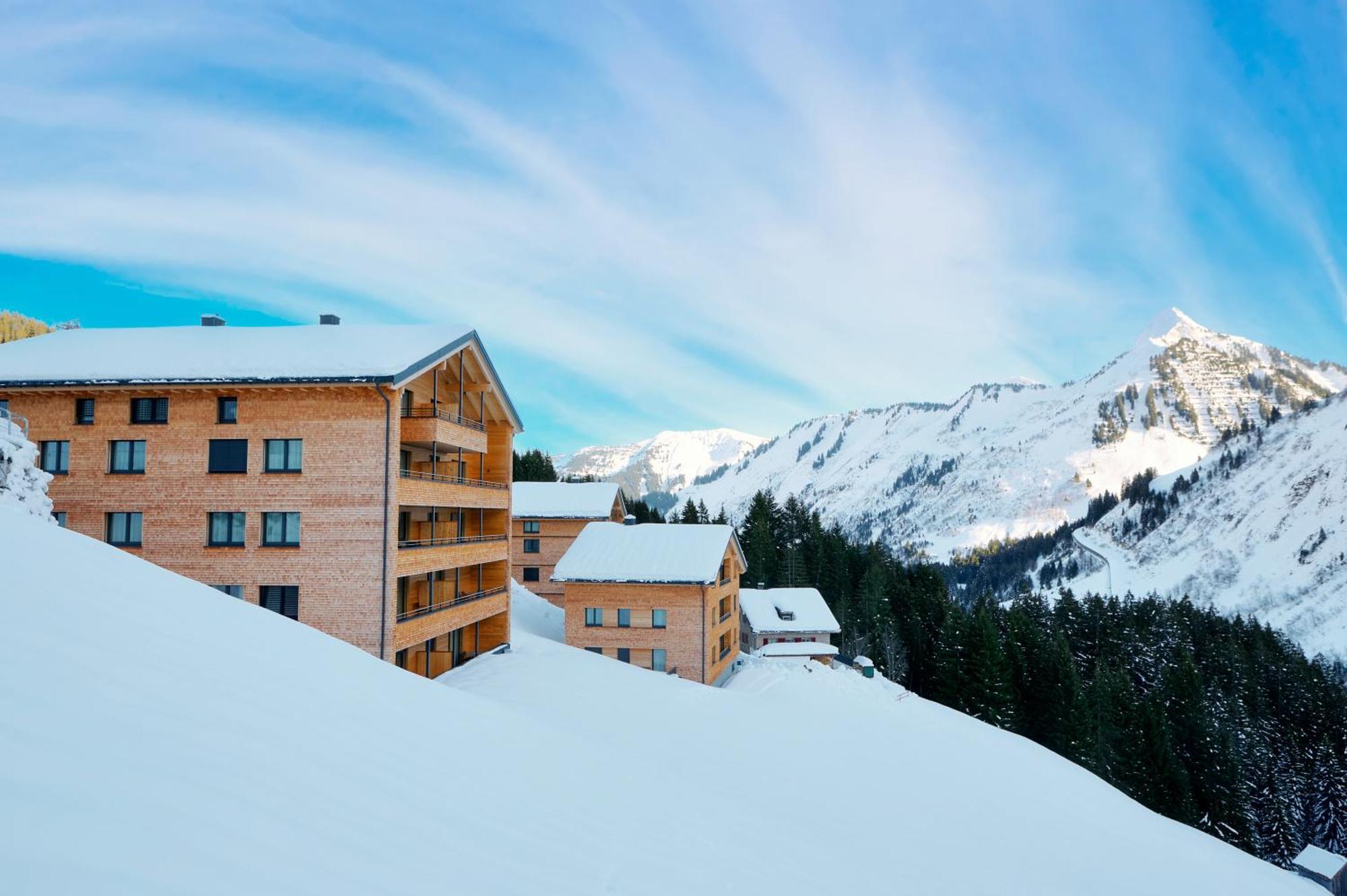 Alpenstolz Damuels Haus 1 - Stilvoll Urlauben In Den Bergen Apartamento Exterior foto